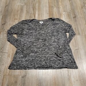 Old Navy V Neck Lightweight Long Sleeve Top Women's Size Large